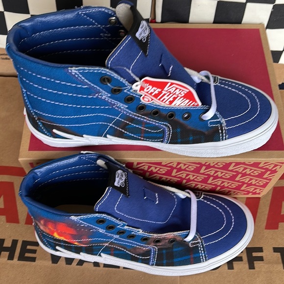 Vans Sk8-Hi Bolt Big Reveal Closet Navy/White Men’s sneakers - Picture 4 of 16